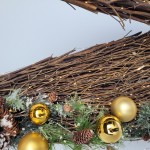 Weihnachtsdeko "Castillo gold"