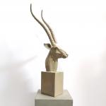 Antilope aus Polyresin,