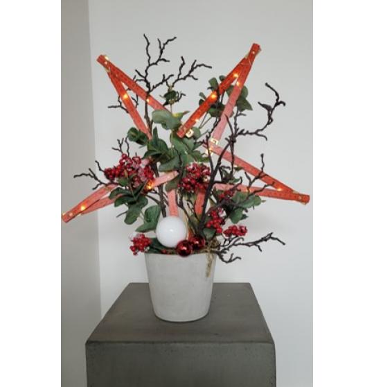 Baustoff-Deko-Weihnachten