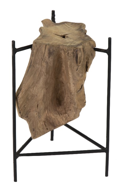 Decowood Iron Plant Table