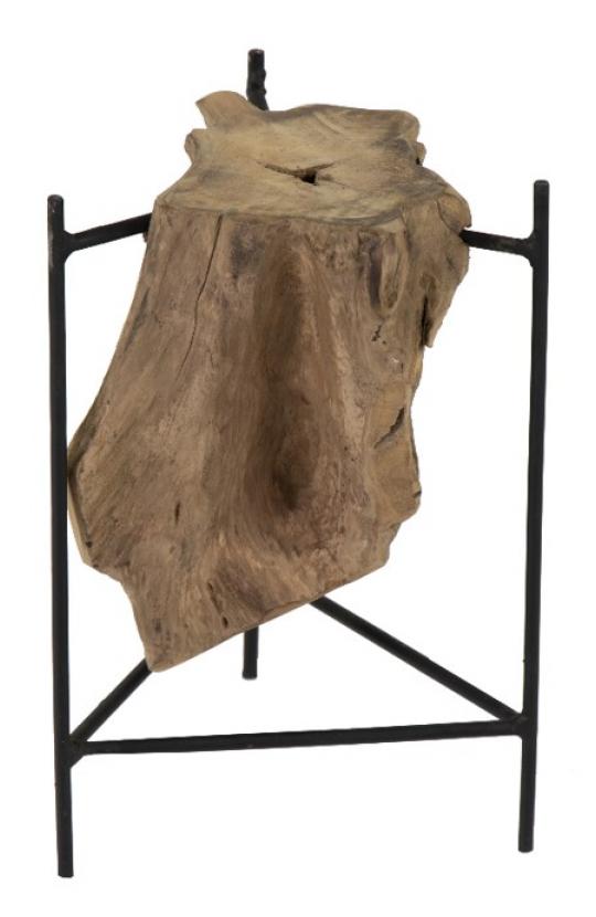 Decowood Iron Plant Table