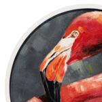 Einsamer Flamingo