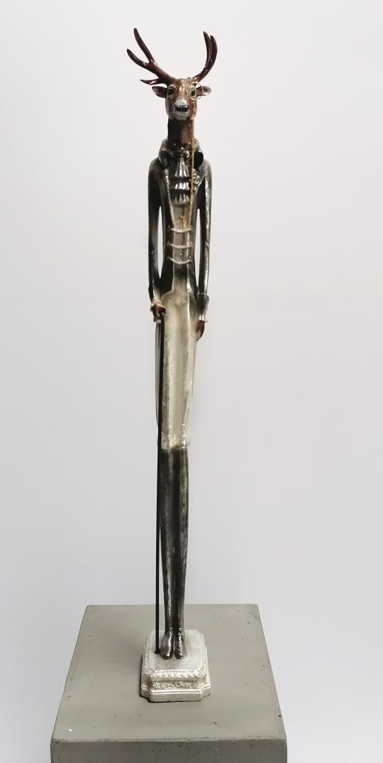 Elch aus Polyresin