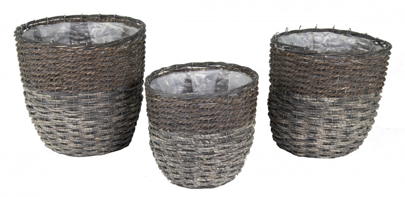Maize Egg Pot, Brown