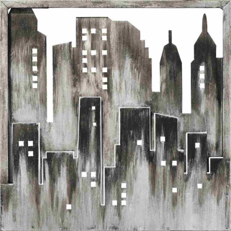 Metall Objekt "Skyline"