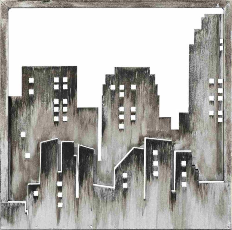 Metall Objekt "Skyline" II