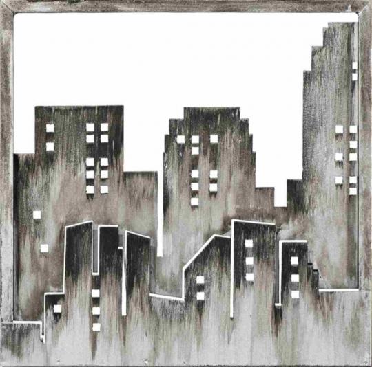 Metall Objekt "Skyline" II
