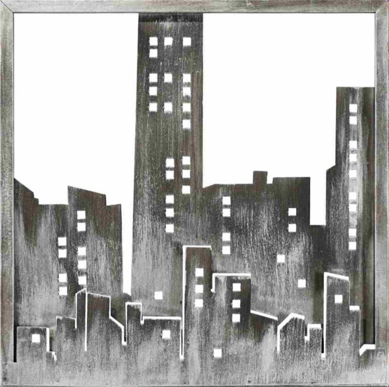Metall Objekt "Skyline" III