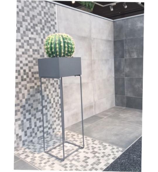 Metall Pflanzgefäß auf Gestell, AMBIENTE