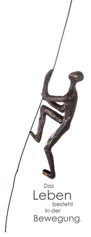 Skulptur "Kletterer"