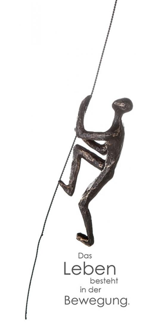 Skulptur "Kletterer"