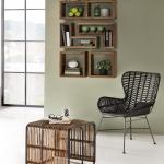 Stuhl aus Rattan