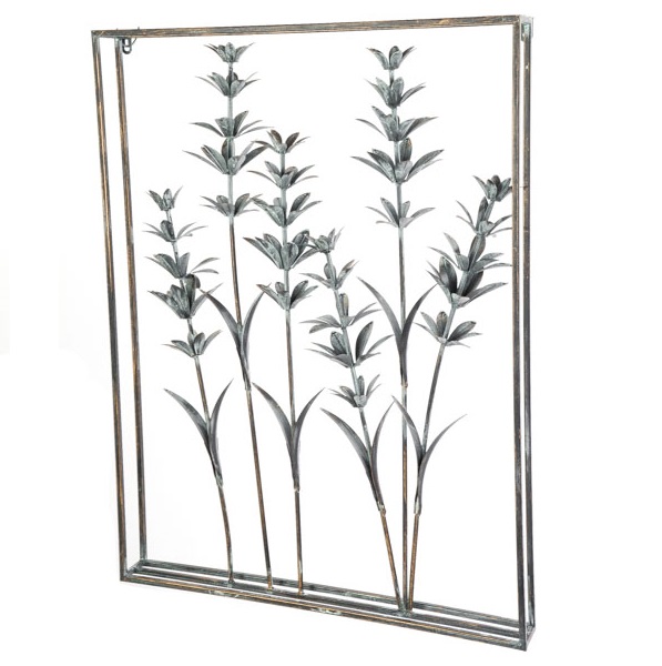 Wandbild, Flowers Zink