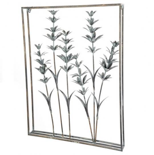 Wandbild, Flowers Zink